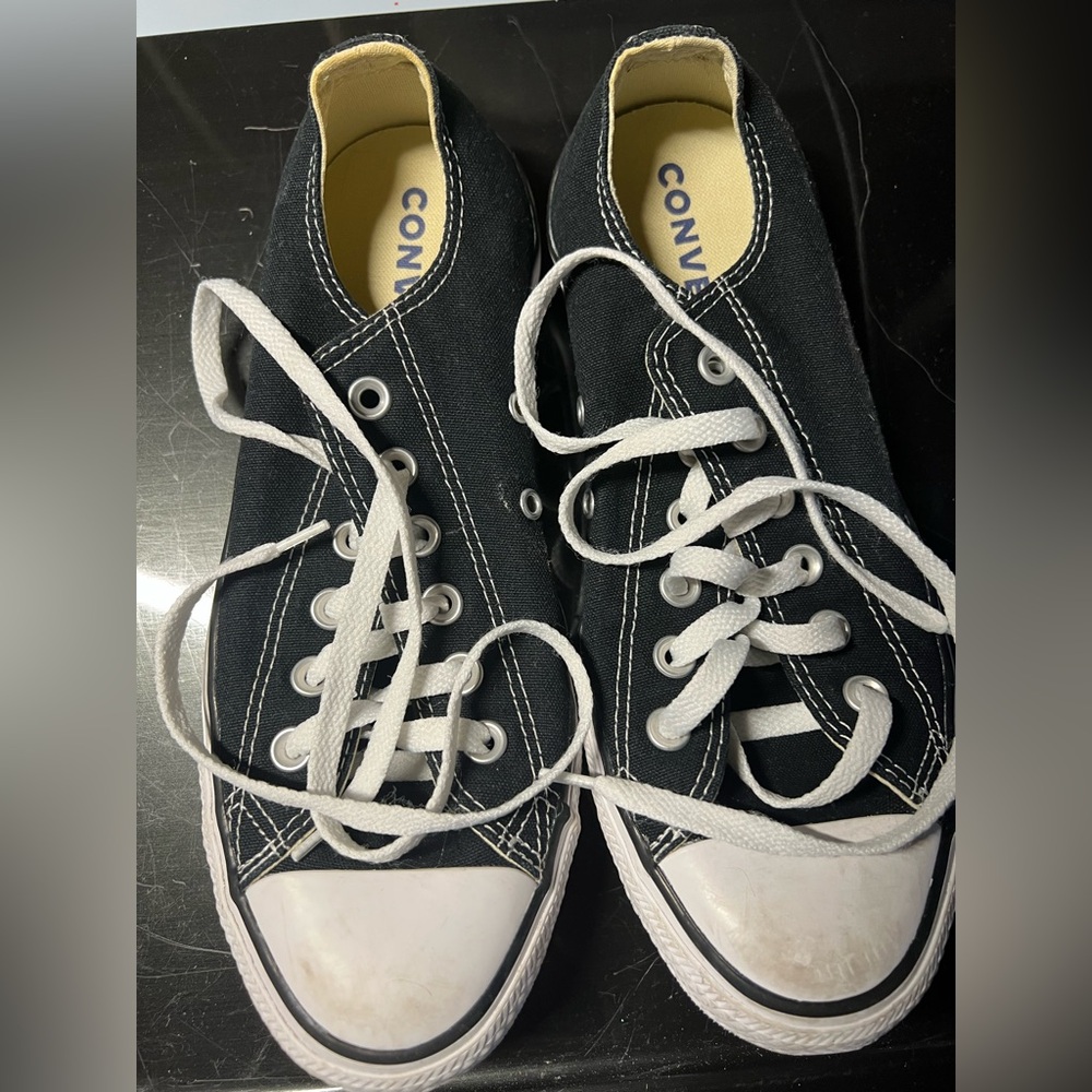 Converse Black and White High-Top Sneakers
